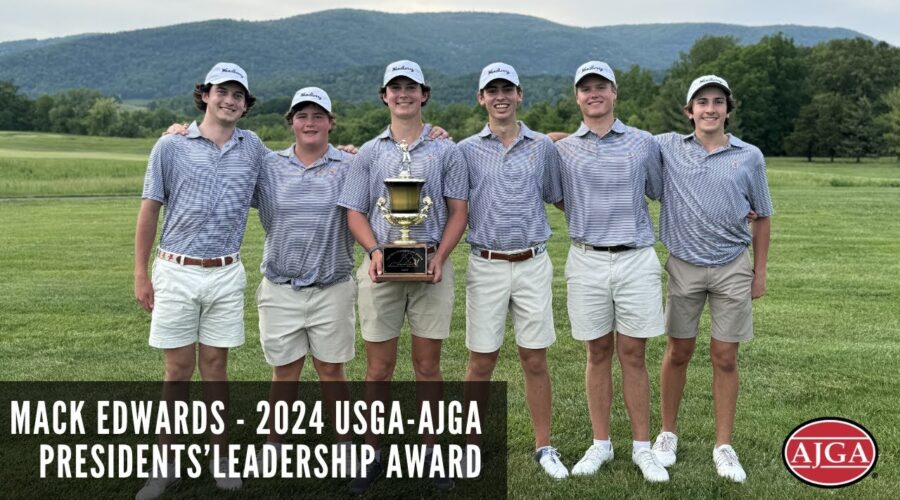 USGA-AJGA Presidents’ Leadership Award Winner Mack Edwards